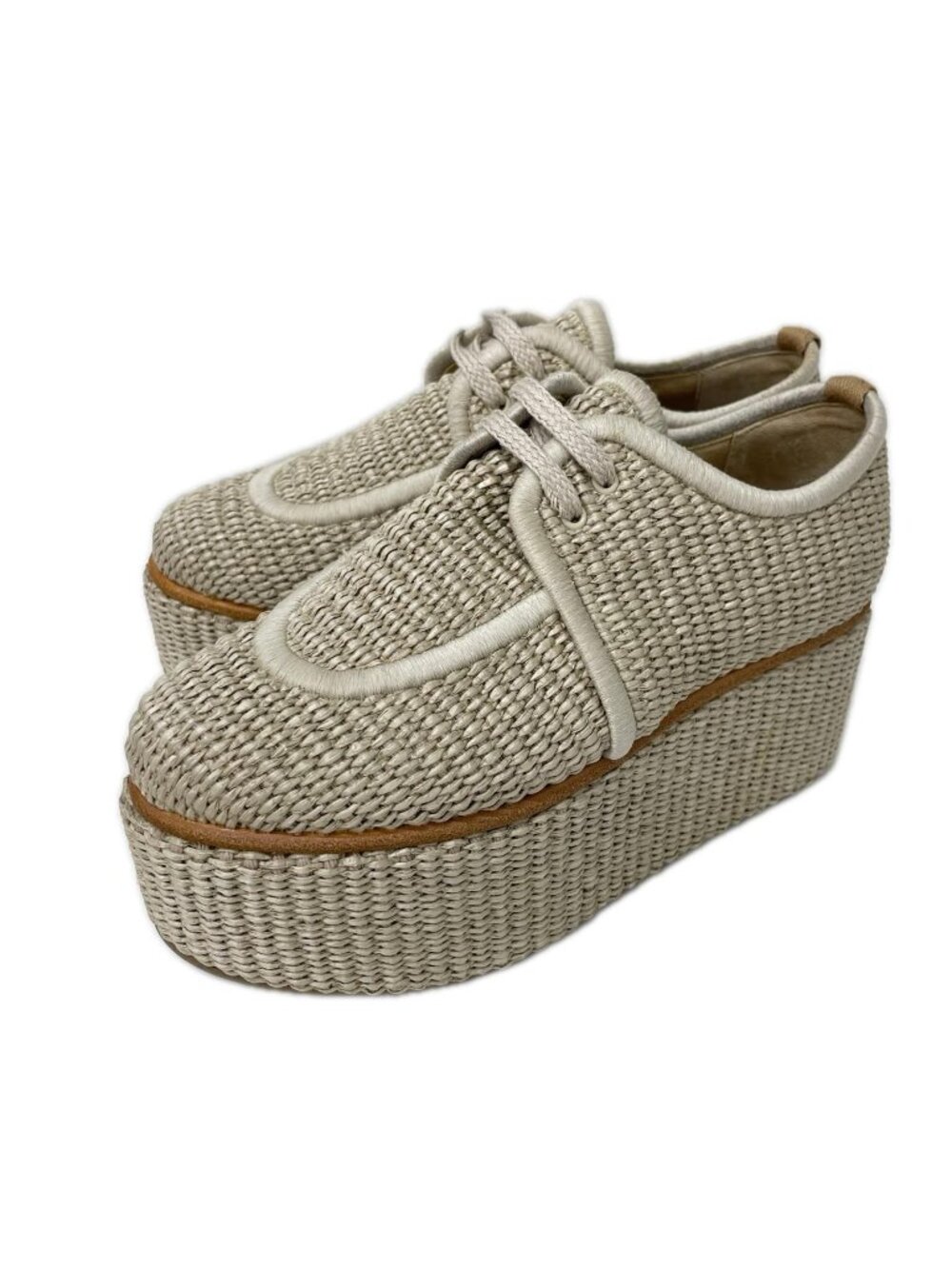 Max Mara Bilbao Platform Espadrilles Lace-up Shoes